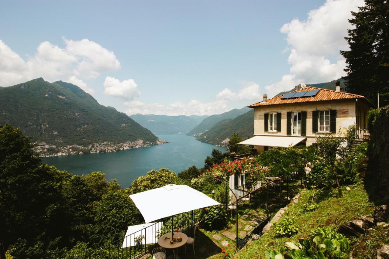 B&B Villa Le Ortensie Faggeto Lario エクステリア 写真