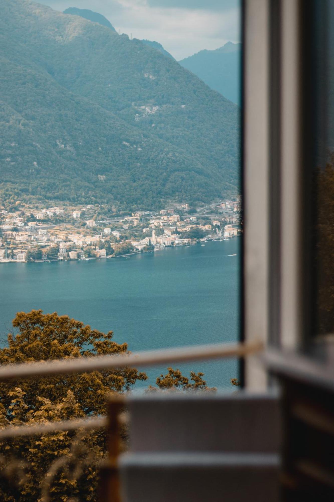 B&B Villa Le Ortensie Faggeto Lario エクステリア 写真